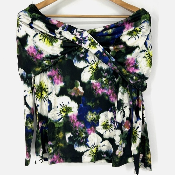 Rachel Roy Off the Shoulder Floral Top - Picture 1 of 4